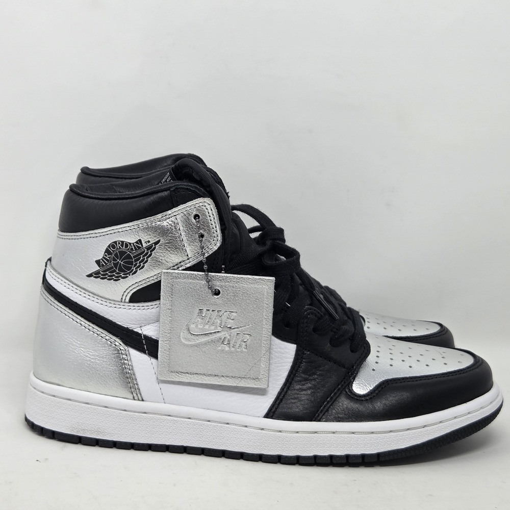 Nike Air Jordan 1 Retro High OG Silver Toe CD0461-001 Women's 8.5 High Top NWOB